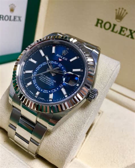 rolex sky dweller stainless steel replica|rolex sky dweller 42mm.